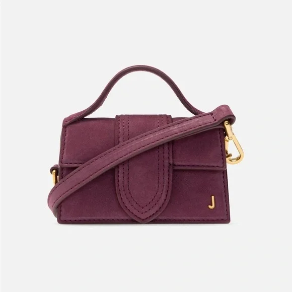 Jacquemus Le Petit Bambino Mini Bag in Burgundy - Picture 2 of 14